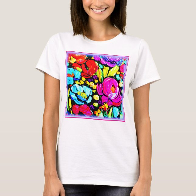 Camiseta "Primavera Flor" Arte Cuidado. Comprar ahora (Anverso)