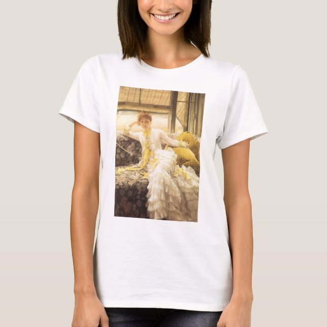 Camiseta Primavera (junto al mar) por James Tissot, retrato (Anverso)