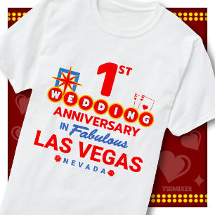 Camiseta Primer aniversario de bodas de una fabulosa pareja