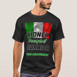 Camiseta Primer aniversario del trasplante de riñones 1 a