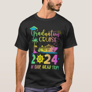 Camiseta Primer año 2024 Graduación Cruise Aw Ship Grad Tri