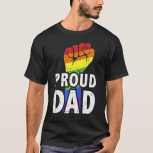 Camiseta Primer arcoiris Orgullo de papá Orgullo Gay Lgbtq