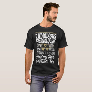 Camiseta Primer asimiento de la persona del tecnólogo
