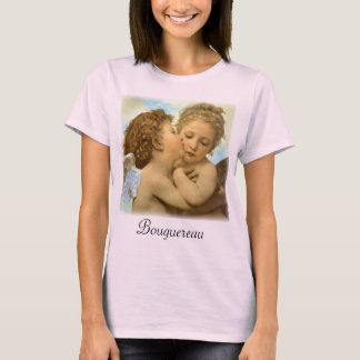 Camiseta Primer Beso (detalle de ángel) de Bouguereau