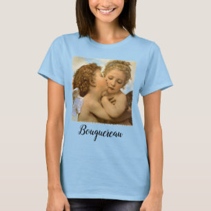 Camiseta Primer beso (detalle de ángel) de Bouguereau