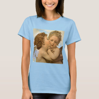 Camiseta Primer Beso (detalle de ángel) por Bouguereau