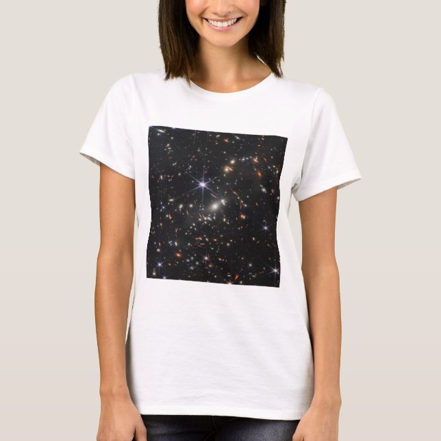Camiseta Primer campo profundo de Webb (Anverso)