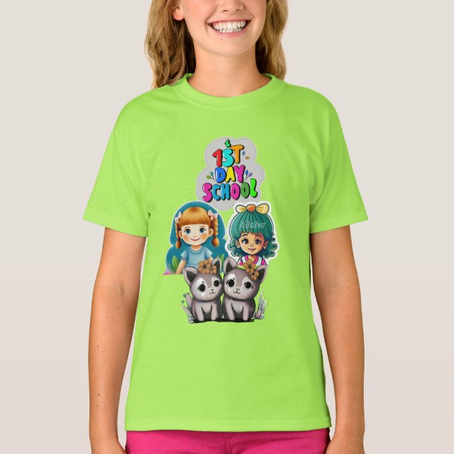 Camiseta "Primer clic escolar" (Anverso)