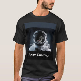 Camiseta Primer contacto con astronauta y extranjero