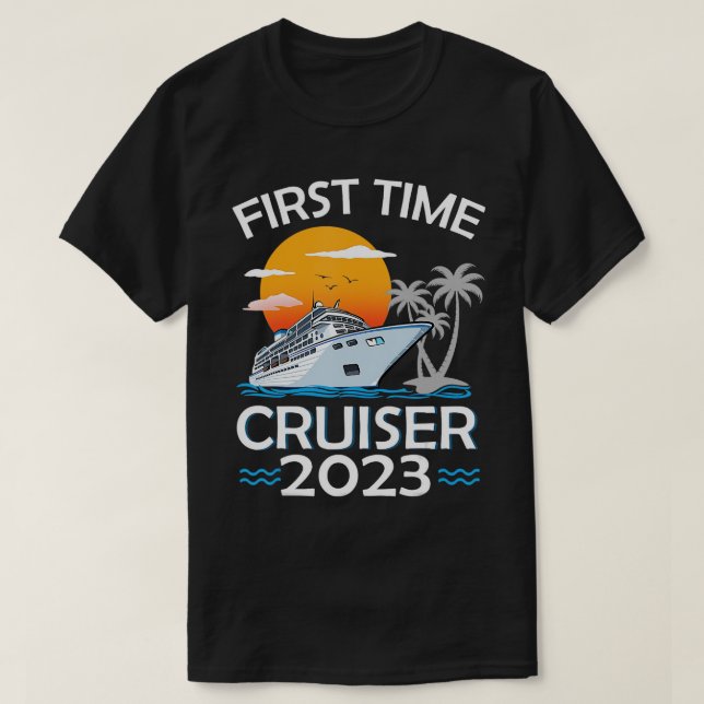 Camiseta Primer crucero 2023 - 1er crucero de vacaciones T- (Diseño del anverso)