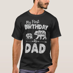 Camiseta Primer cumpleaños como DAD, regalo divertido para 