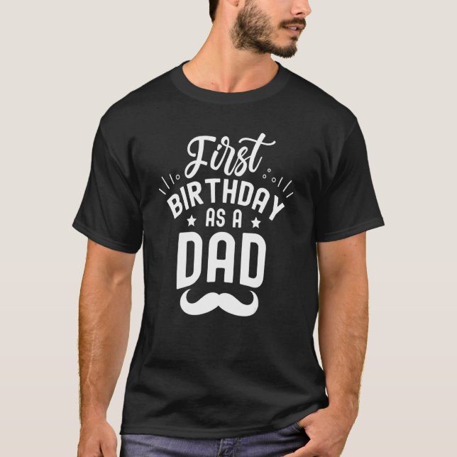 Camiseta Primer cumpleaños como padre Fiesta papá papá papá (Anverso)