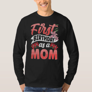 Camiseta Primer Cumpleaños De Mamá Madre Mamá Fiesta Mamá M