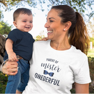 Camiseta Primer cumpleaños de Mister OneMaravilloso Bow Tie