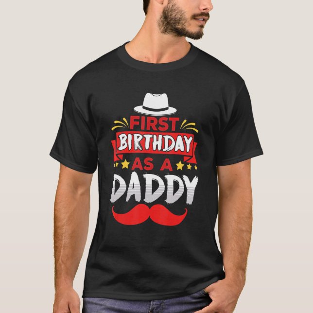 Camiseta Primer Cumpleaños De Papá Padre Fiesta Papa Fa (Anverso)