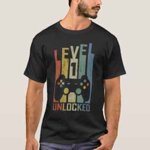 Camiseta Primer cumpleaños del jugador de video de camisas