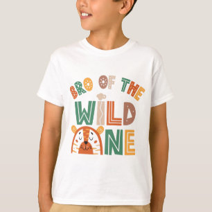 Camiseta Primer cumpleaños del tema de la selva salvaje un