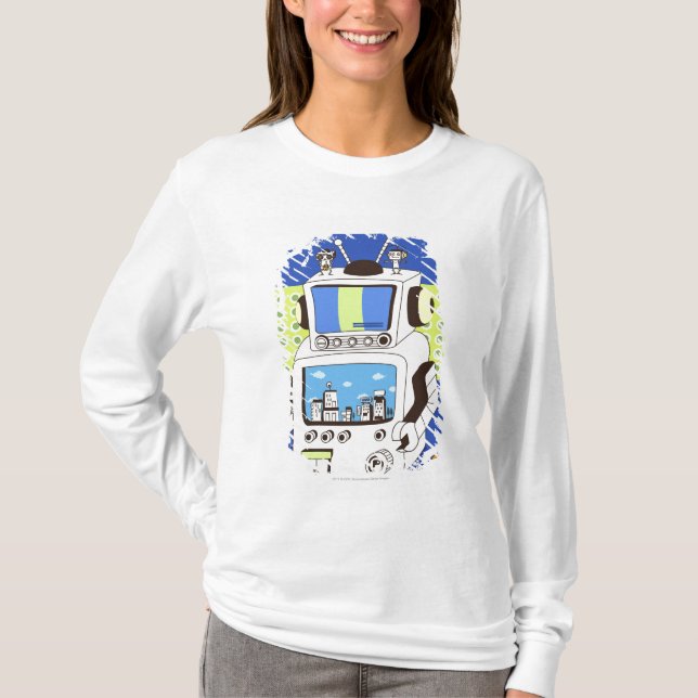 Camiseta Primer de un robot (Anverso)