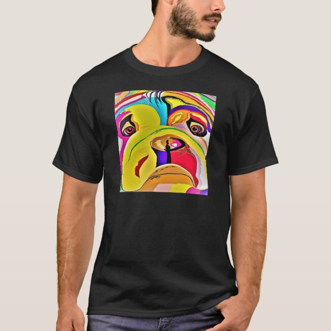Camiseta Primer del bulldog (Anverso)