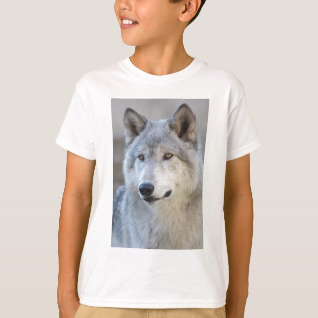 Camiseta Primer del lobo gris (Anverso)