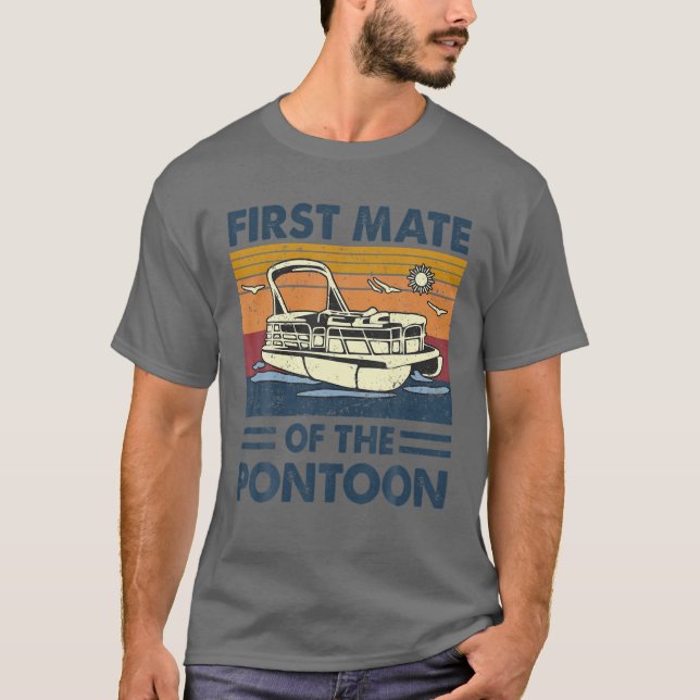 Camiseta Primer Destino Del Capitán De Botes Pontoon (Anverso)