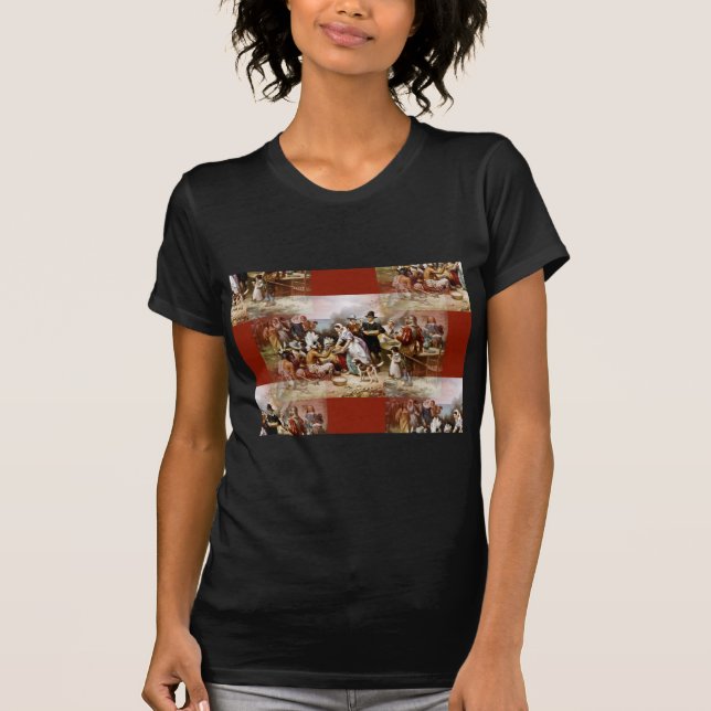 Camiseta primer día de acción de gracias (Anverso)