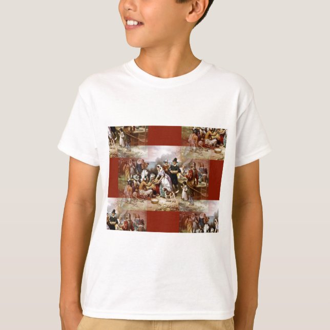 Camiseta primer día de acción de gracias (Anverso)