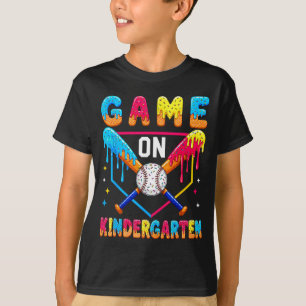 Camiseta Primer día de béisbol de jardín de infantes para n