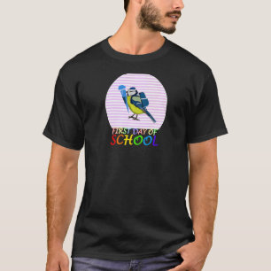 Camiseta Primer día de clase de primer año de clase de pája