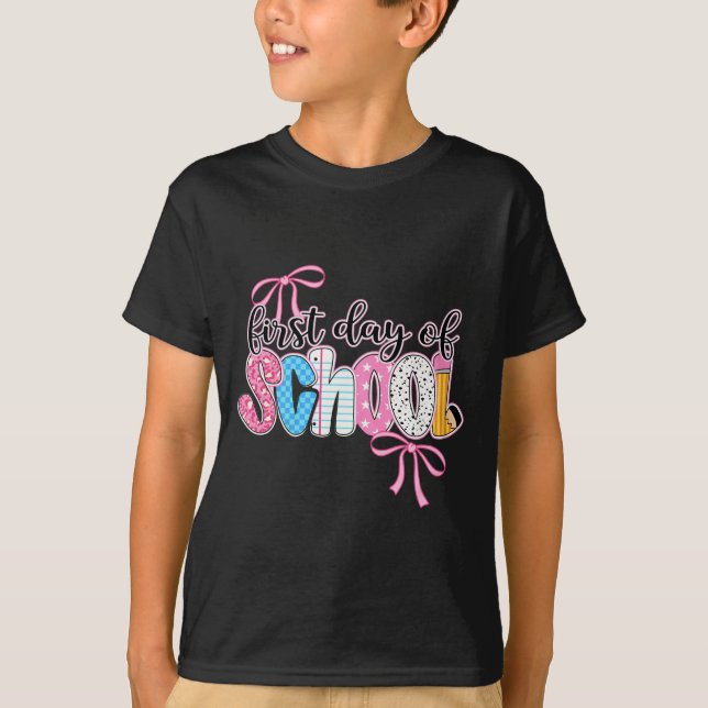 Camiseta Primer día de clases (Anverso)