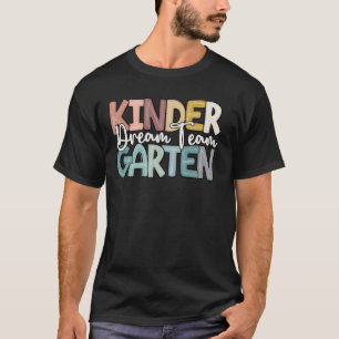 Camiseta Primer día de clases en el equipo de Kindergarten