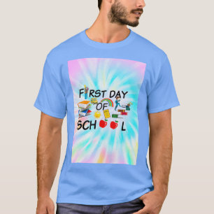Camiseta Primer día de clases profesores de escuela alumnos