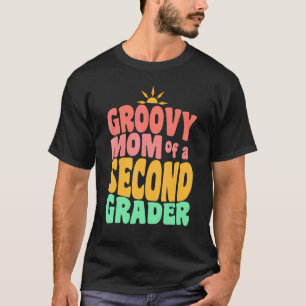 Camiseta Primer Día de Colegio Mamá Divertida de un Alumno