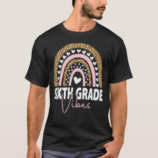 Camiseta Primer Día De Colegio Vibraciones De Sexto Grado E