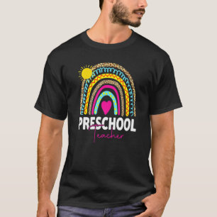 Camiseta Primer Día De Enseñanza De Preescolar Mujeres Homb