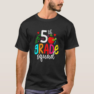 Camiseta Primer Día De Escuela 5to Grado Grupo Regreso A La