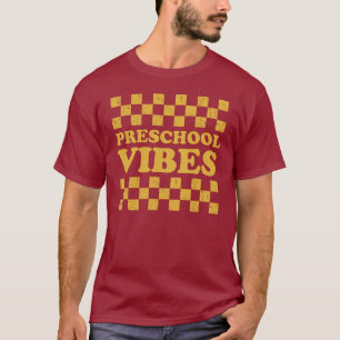 Camiseta Primer día de escuela de la universidad de Vibes p