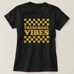 Camiseta Primer día de escuela de la universidad de Vibes p