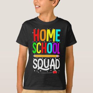 Camiseta Primer día de escuela equipo de educación en casa