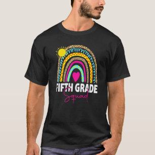 Camiseta Primer Día de Escuela Equipo de Quinto Grado Profe