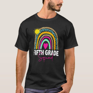 Camiseta Primer Día de Escuela Equipo de Quinto Grado Profe