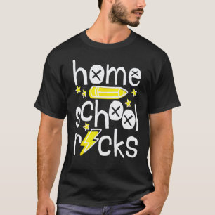 Camiseta Primer Día De Escuela Homeschool Rocks Profesor