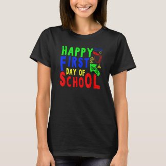 Camiseta Primer Día De Escuela Para Maestros Y Estudiantes