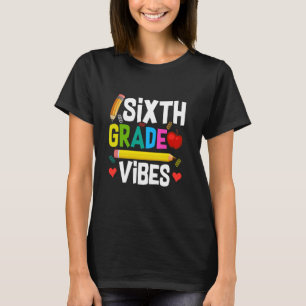 Camiseta Primer día de estudiante de sexto grado de profeso
