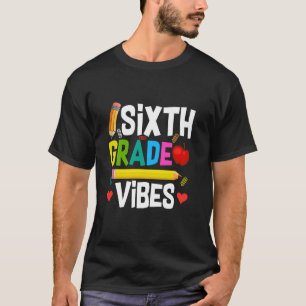 Camiseta Primer día de estudiante de sexto grado de profeso