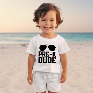 Camiseta Primer día de gafas de sol preescolares