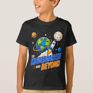 Camiseta primer día de jardín de infantes niños 1e
