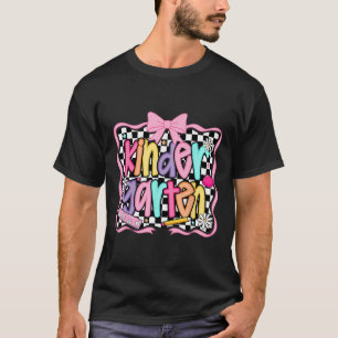 Camiseta Primer Día De Jardín De Infantes Paquete Floral Pa