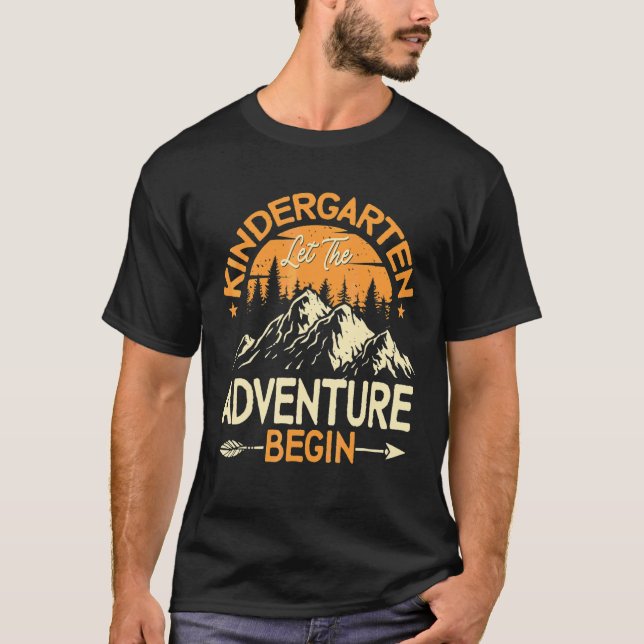 Camiseta Primer Día De Jardín De Infantes Que Comience La A (Anverso)