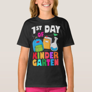 Camiseta Primer día de kindergarten de vuelta a la escuela
